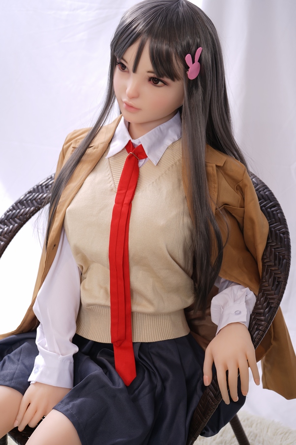 80cm G Cup Occhi Grigi Atletica Seno Piccolo Bambola del Sesso Anime Vista Dettaglio 9