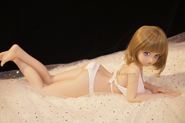 80cm G Cup Bionda Seno Piccolo Petite Bambola del Sesso Anime Vista Dettaglio 11