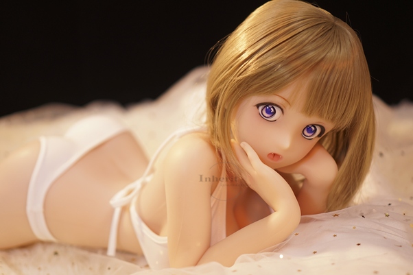 80cm G Cup Seno Piccolo Labbra Lucide Occhi Ambra Bambola del Sesso Anime Vista Dettaglio 13