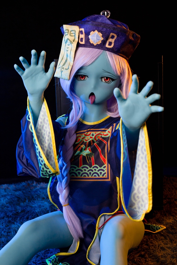 80cm B Cup Thin Lips Occhi Azzurri Voluttuosa Bambola del Sesso Anime Prodotto