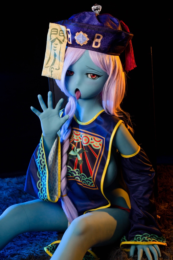 80cm B Cup Thin Lips Occhi Azzurri Voluttuosa Bambola del Sesso Anime Galleria 2