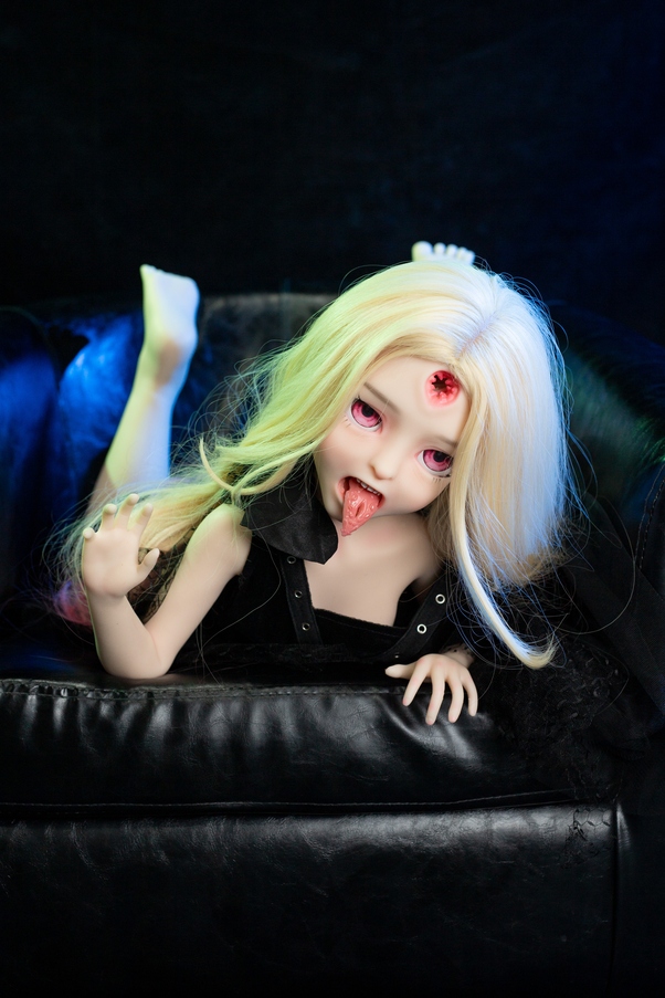 100cm A Cup Seno Piccolo Bionda Petite Bambola del Sesso Anime Galleria 3
