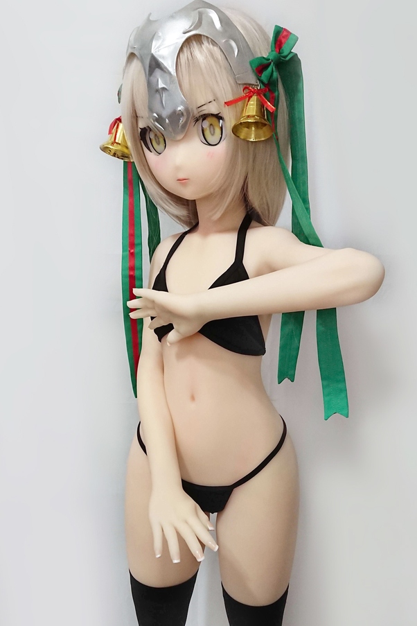 135cm A Cup Occhi Grigi Bianco Seno Piccolo Bambola del Sesso Anime Vista Dettaglio 6