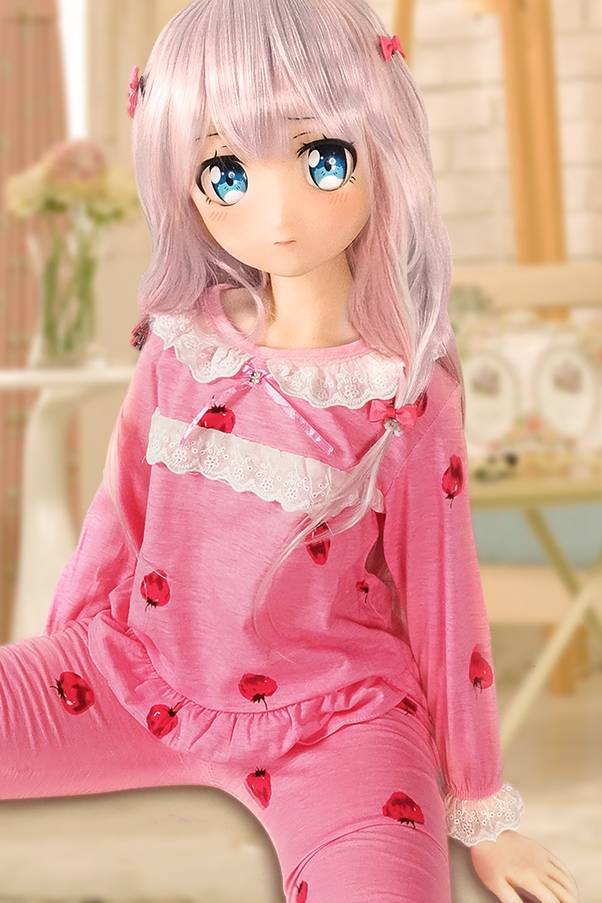 135cm A Cup Petite Seno Piccolo Occhi Grigi Bambola del Sesso Anime Prodotto