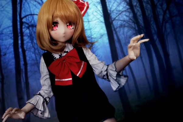 135cm A Cup Rosso Seno Piccolo Petite Bambola del Sesso Anime Vista Dettaglio 3