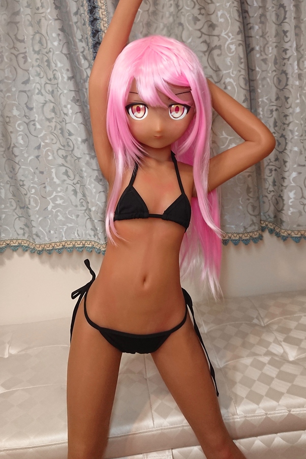 135cm A Cup Petite Occhi Grigi Thin Lips Bambola del Sesso Anime Galleria 4