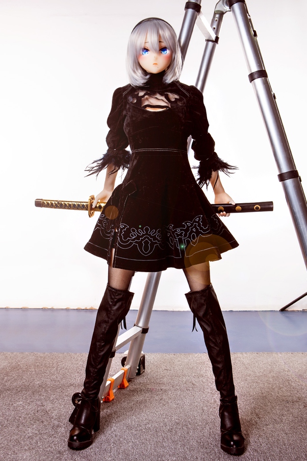 155cm F Cup A Clessidra Occhi Grigi Seno Piccolo Bambola del Sesso Anime Galleria 3