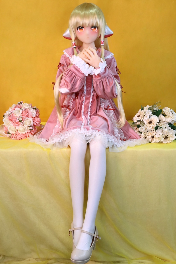 145cm B Cup Occhi Ambra Petite Thin Lips Bambola del Sesso Anime Vista Dettaglio 6