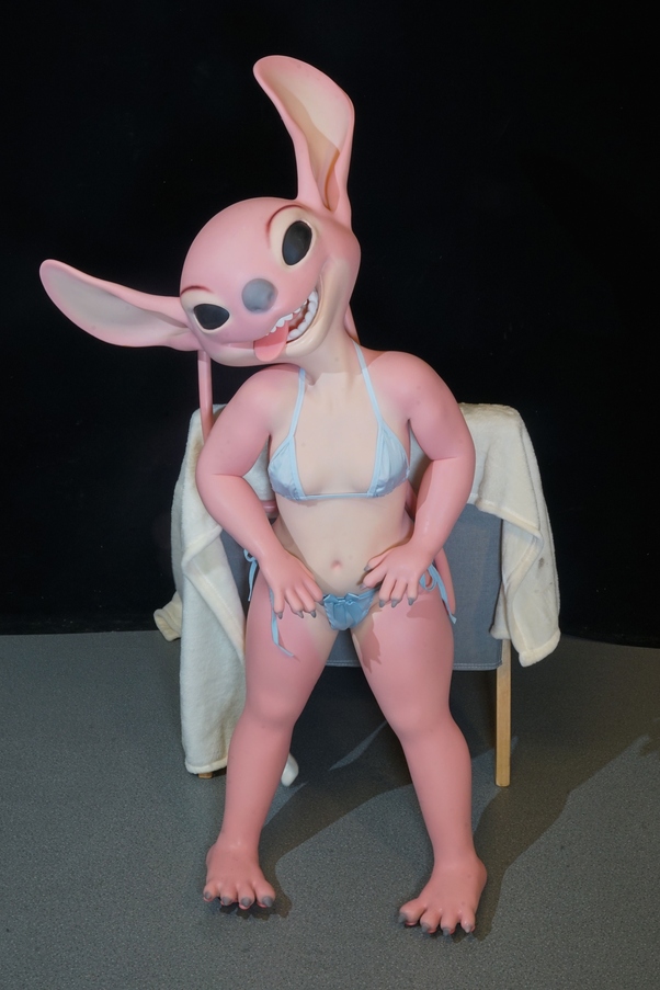 130cm A Cup Occhi Ambra Seno Piccolo Thin Lips Bambola del Sesso Anime Vista Dettaglio 5