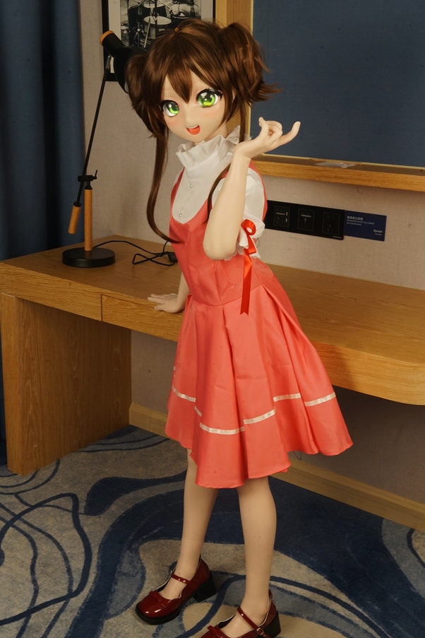 132cm A Cup Petite Occhi Verdi Seno Piccolo Bambola del Sesso Anime Prodotto