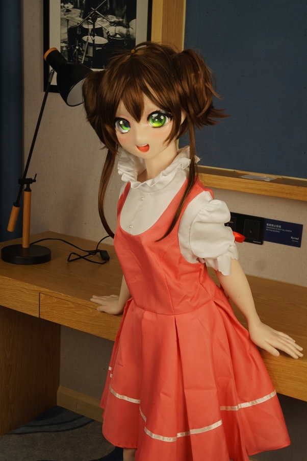 132cm A Cup Occhi Verdi Petite Mora Bambola del Sesso Anime Vista Dettaglio 5