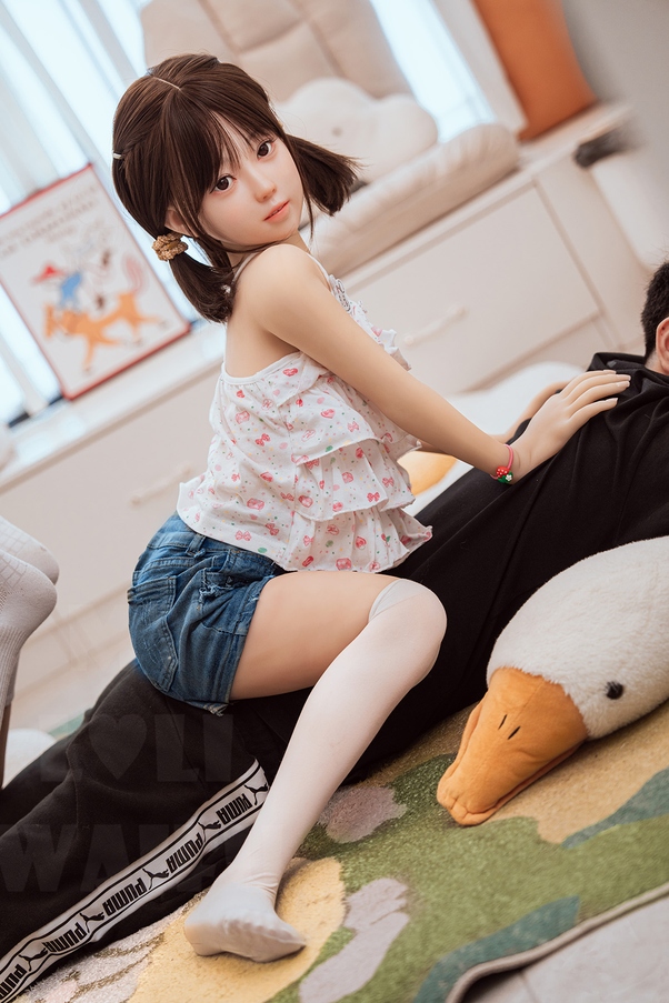 148cm B Cup Petite Occhi Ambra Seno Piccolo Bambola del Sesso Giovane Galleria 5