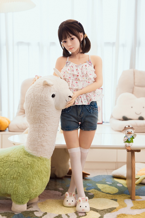 148cm B Cup Thin Lips Occhi Ambra Petite Bambola del Sesso Giovane Galleria 7