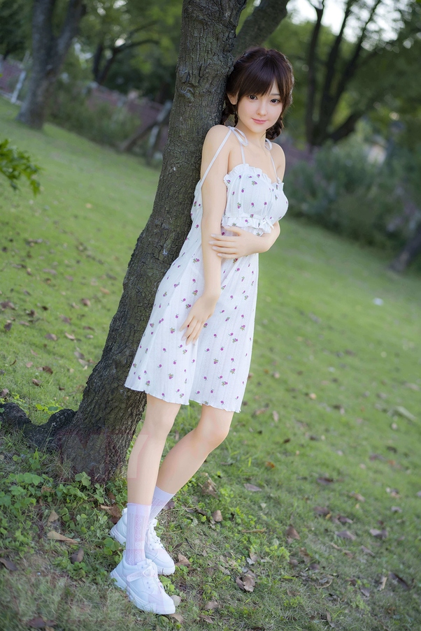 148cm E Cup Seno Piccolo Mora Natural Lips Bambola del Sesso Realistica Vista Dettaglio 10