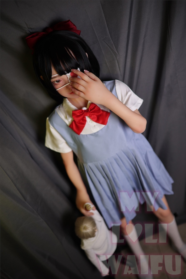 126cm A Cup Nero Seno Piccolo Petite Bambola del Sesso Giovane Vista Dettaglio 2