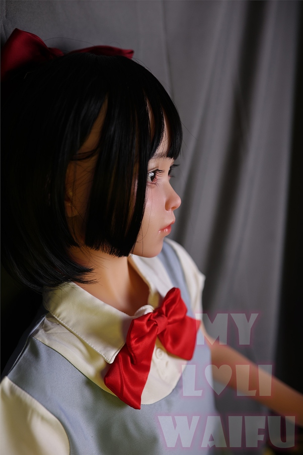 126cm A Cup Nero Occhi Grigi Seno Piccolo Bambola del Sesso Giovane Vista Dettaglio 10