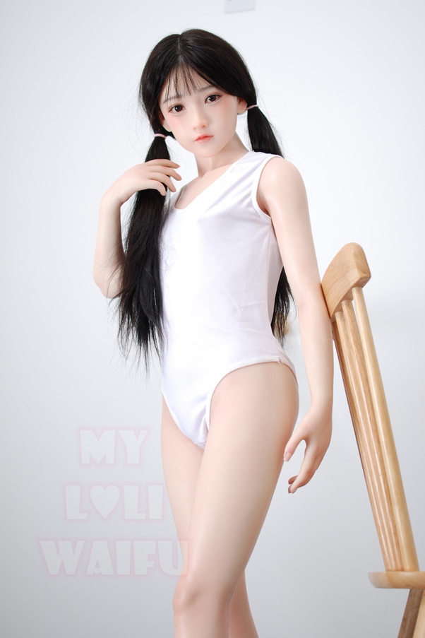 138cm A Cup Occhi Grigi Seno Piccolo Nero Bambola del Sesso Giovane Galleria 6