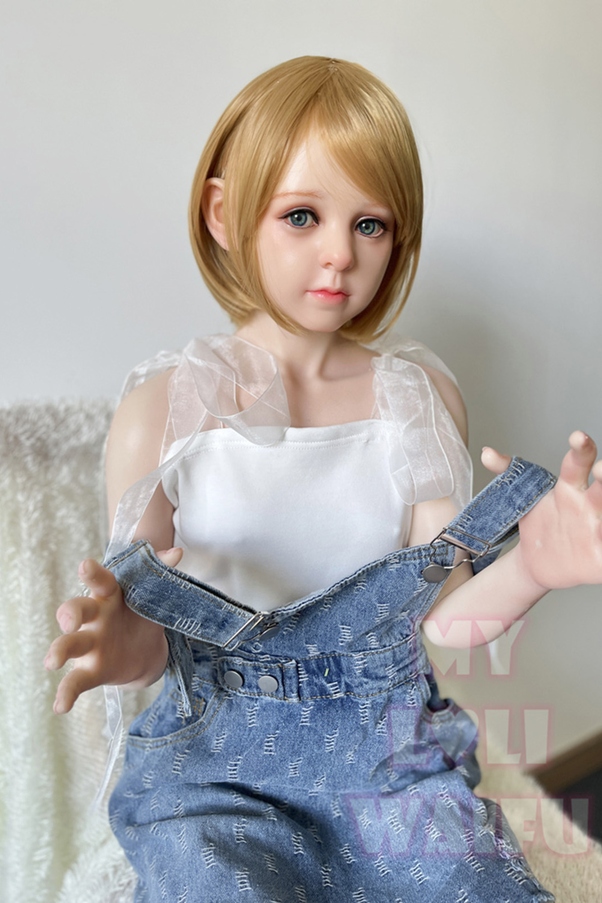 138cm A Cup Bionda Thin Lips Seno Piccolo Bambola del Sesso Europea Galleria 4