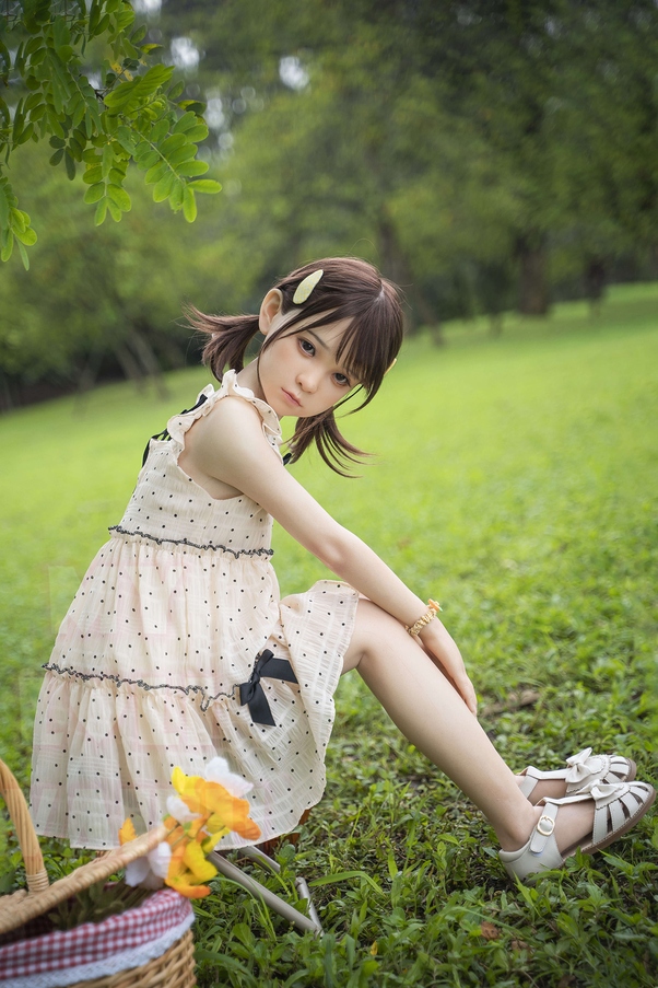 138cm A Cup Seno Piccolo Natural Lips Gray Bambola del Sesso Giovane Galleria 3