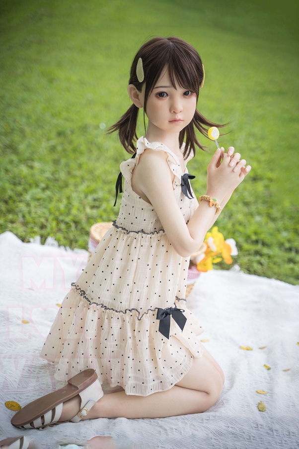 138cm A Cup Gray Seno Piccolo Petite Bambola del Sesso Giovane Vista Dettaglio 11