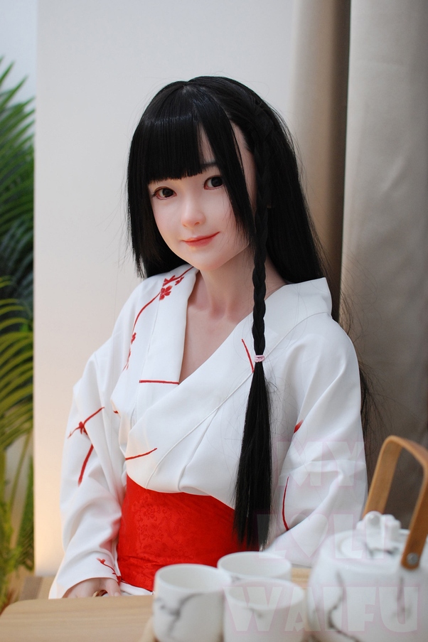 138cm B Cup Nero Seno Piccolo Natural Lips Bambola del Sesso Giapponese Vista Dettaglio 5