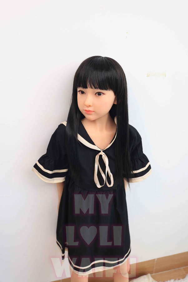 138cm A Cup Occhi Grigi Nero Seno Piccolo Bambola del Sesso Giovane Galleria 2