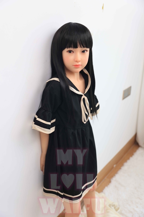 138cm A Cup Nero Seno Piccolo Thin Lips Bambola del Sesso Giovane Vista Dettaglio 1