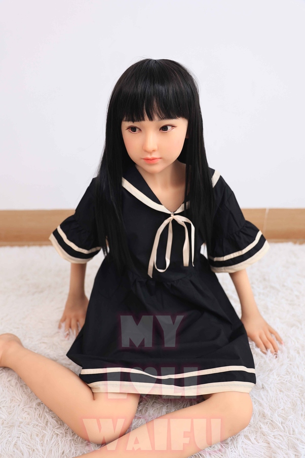 138cm A Cup Thin Lips Occhi Grigi Petite Bambola del Sesso Giovane Vista Dettaglio 3