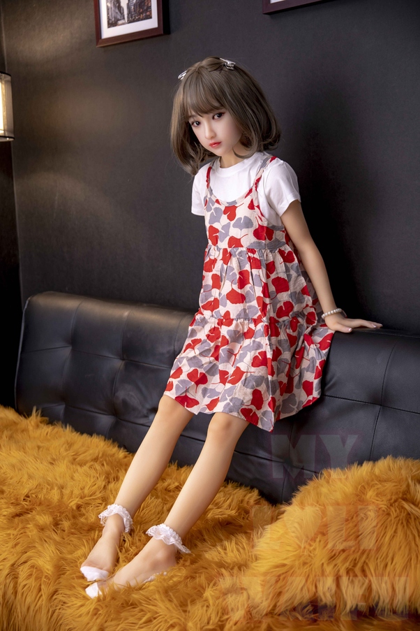 138cm A Cup Mora Occhi Ambra Petite Bambola del Sesso Giovane Galleria 5