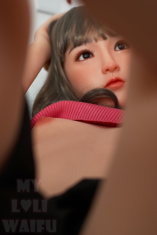 145cm A Cup Occhi Grigi Petite Thin Lips Bambola del Sesso Giovane Vista Dettaglio 6