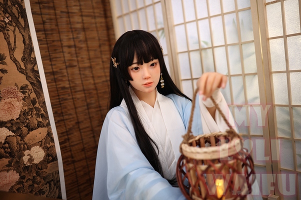 145cm A Cup Thin Lips Occhi Grigi Petite Bambola del Sesso Giovane Vista Dettaglio 2