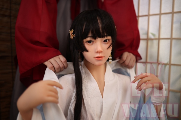 145cm A Cup Thin Lips Occhi Grigi Petite Bambola del Sesso Giovane Vista Dettaglio 3