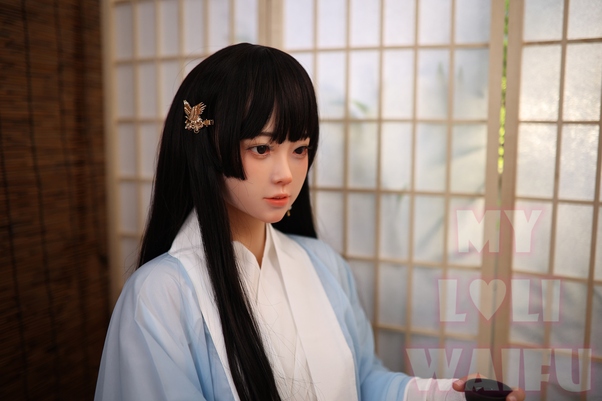 145cm A Cup Occhi Grigi Thin Lips Seno Piccolo Bambola del Sesso Giovane Vista Dettaglio 9