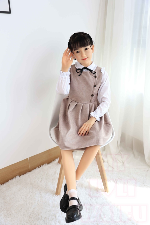 138cm A Cup Natural Lips Occhi Grigi Atletica Bambola del Sesso Asiatica Galleria 6