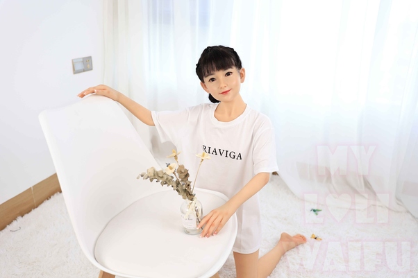 138cm A Cup Occhi Grigi Nero Extra Large Breasts Bambola del Sesso Asiatica Vista Dettaglio 6