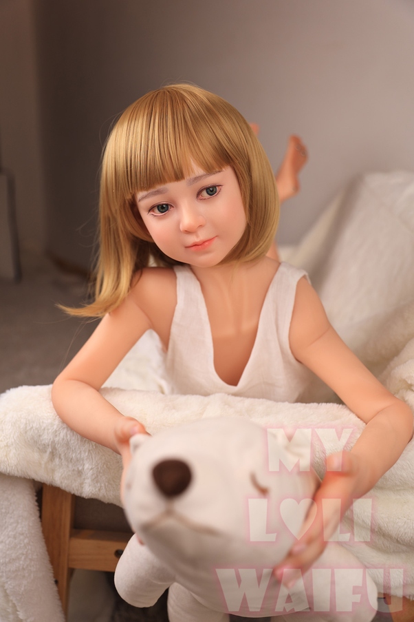 126cm A Cup Petite Occhi Grigi Bionda Bambola del Sesso Europea Galleria 3