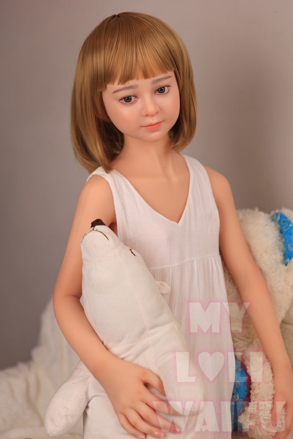 126cm A Cup Bionda Seno Medio Petite Bambola del Sesso Europea Vista Dettaglio 3