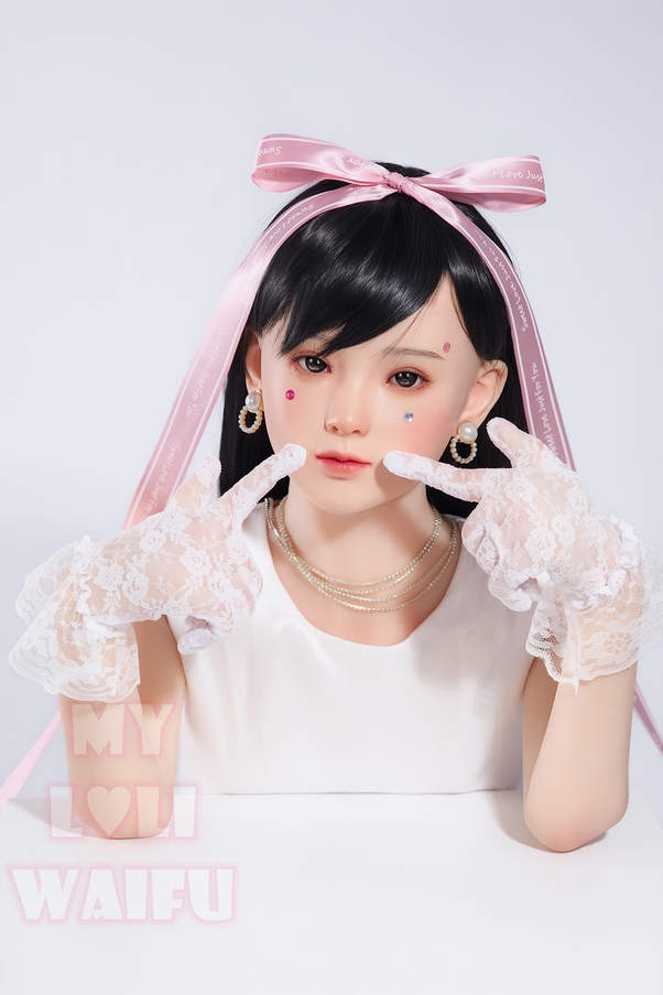 126cm A Cup Bianco Occhi Grigi Thin Lips Bambola del Sesso Giovane Prodotto