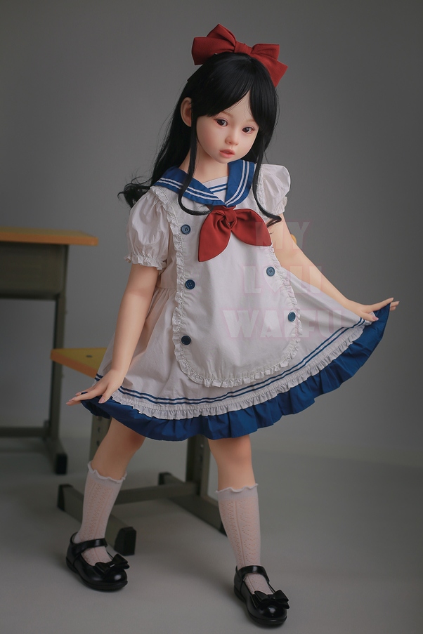 108cm A Cup Occhi Ambra Petite Thin Lips Bambola del Sesso Giovane Galleria 5