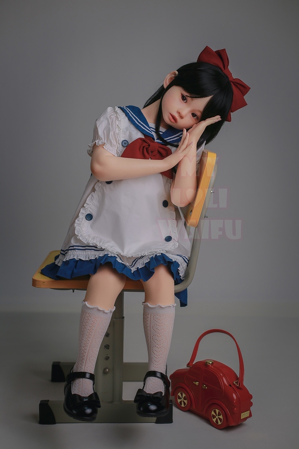 108cm A Cup Nero Thin Lips Occhi Ambra Bambola del Sesso Giovane Galleria 6