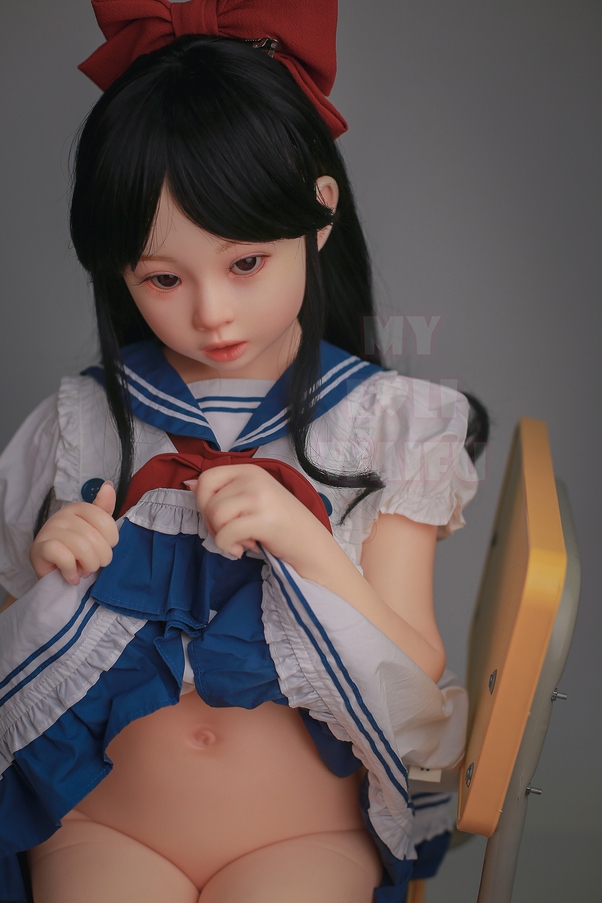 108cm A Cup Thin Lips Petite Occhi Ambra Bambola del Sesso Giovane Vista Dettaglio 3