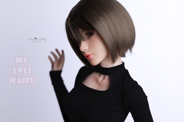 60cm B Cup Gray Seno Piccolo Labbra Carnose Mini Bambola del Sesso Vista Dettaglio 10