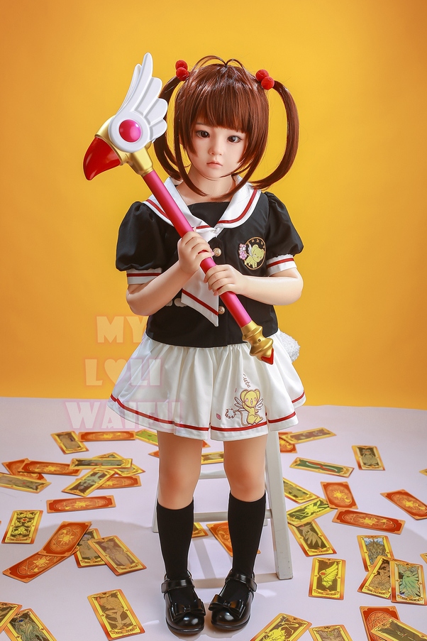 108cm A Cup Occhi Ambra Petite Extra Large Breasts Bambola del Sesso Anime Vista Dettaglio 11