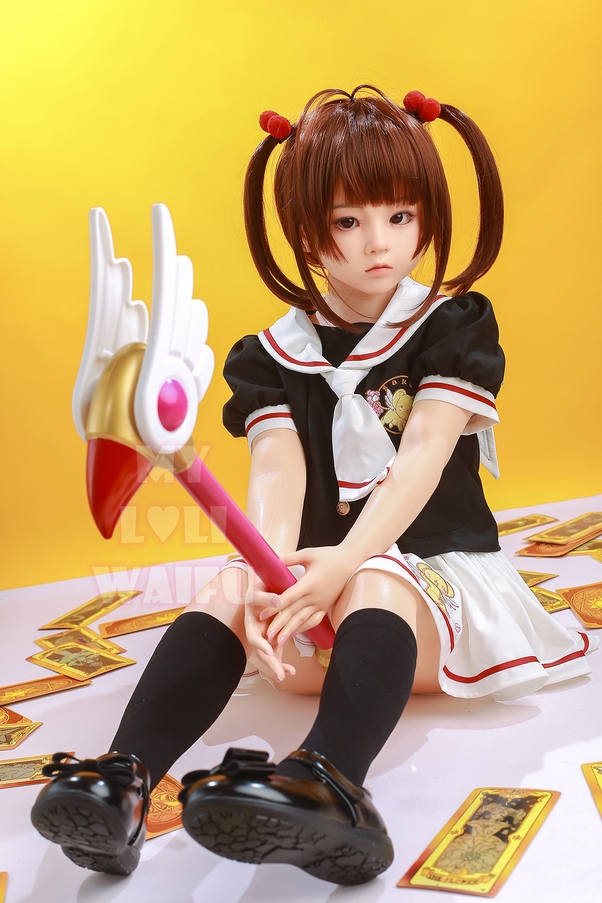 108cm A Cup Thin Lips Occhi Ambra Petite Bambola del Sesso Anime Prodotto