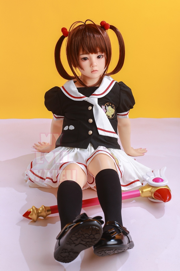 108cm A Cup Marrone Extra Large Breasts Thin Lips Bambola del Sesso Anime Vista Dettaglio 2