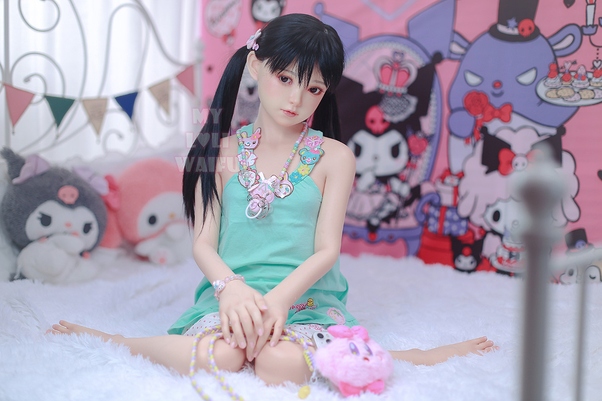 126cm A Cup Nero Seno Piccolo Petite Bambola del Sesso Giovane Vista Dettaglio 9