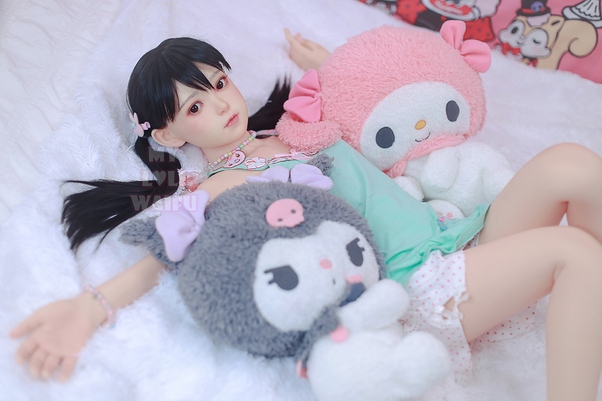 126cm A Cup Petite Occhi Grigi Thin Lips Bambola del Sesso Giovane Vista Dettaglio 10