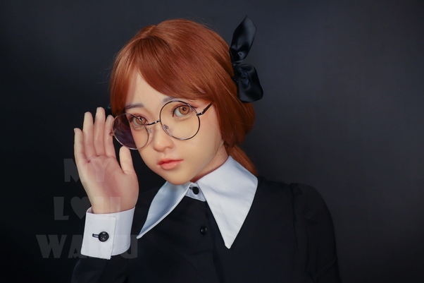 148cm B Cup Occhi Ambra Thin Lips Rosso Bambola del Sesso Giovane Vista Dettaglio 5