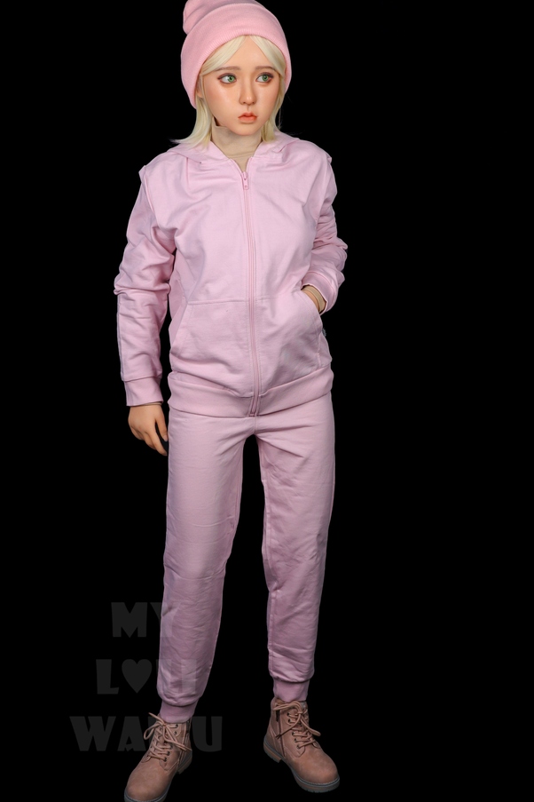 148cm B Cup Atletica Occhi Grigi Thin Lips Bambola del Sesso Giovane Vista Dettaglio 11