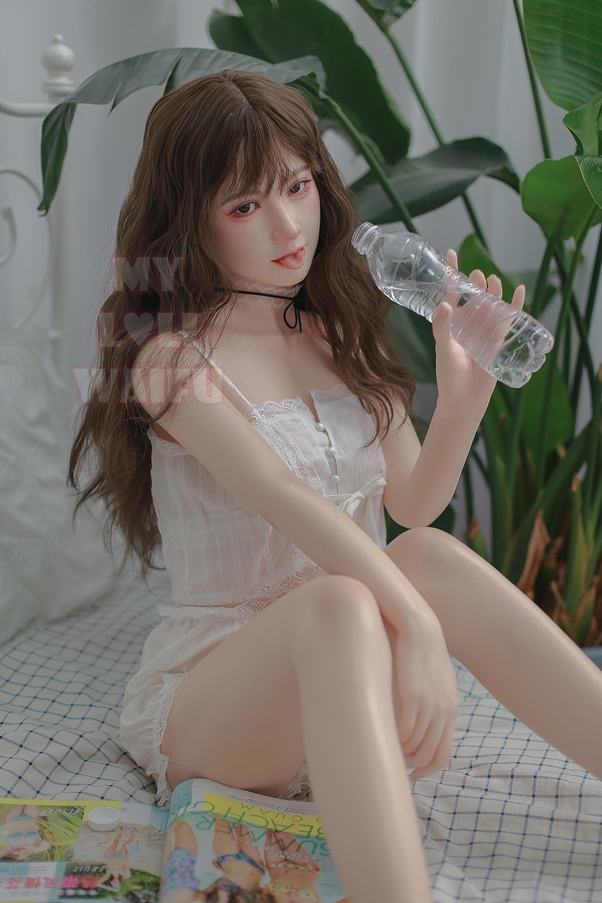 150cm B Cup Petite Seno Piccolo Gray Bambola del Sesso Realistica Vista Dettaglio 12